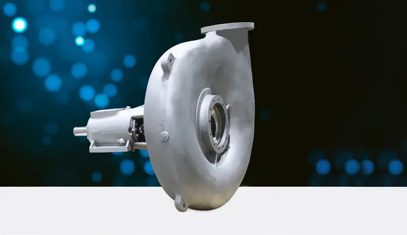 Cast stainless steel housing of a Bigtem food transfer pump