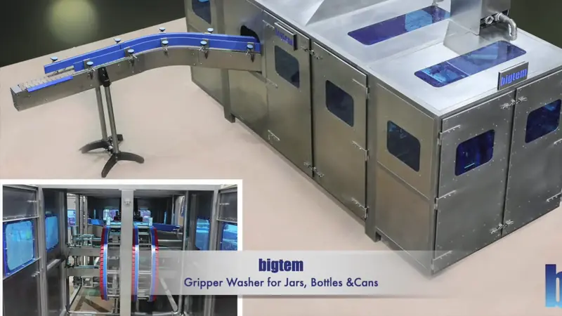 Bigtem gripper washer for jars and bottles