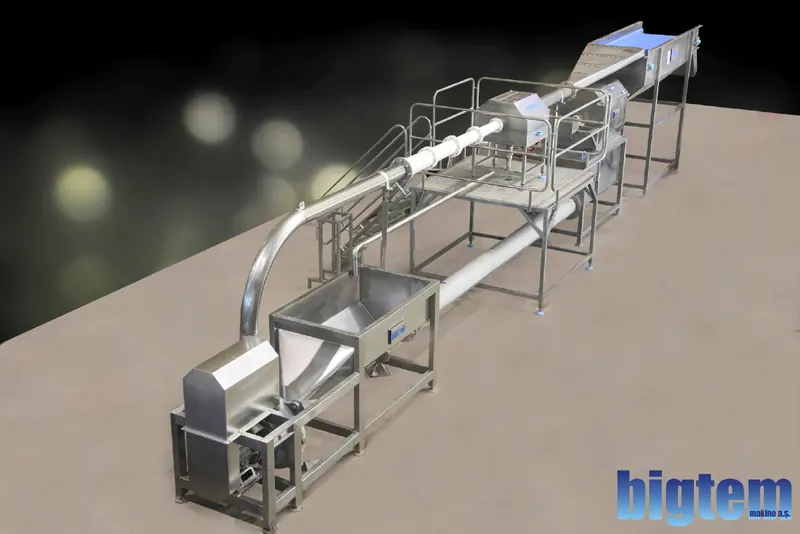 Bigtem water knife cutting system with pump tank, cutting head and dewatering